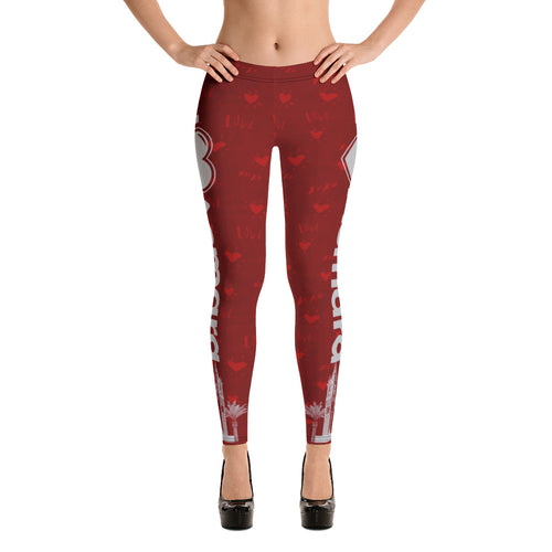 iLove Asmara Leggings Deep Red