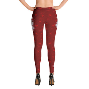 iLove Asmara Leggings Deep Red