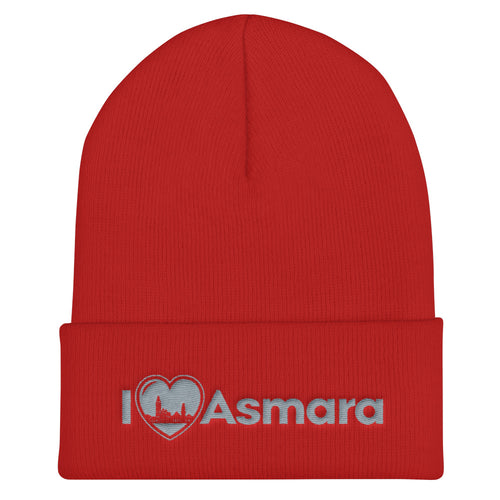 Cuffed Beanie - I Love Asmara