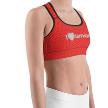 Load image into Gallery viewer, Sports bra - iLoveAsmara - Red