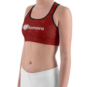 Sports bra - iLoveAsmara - Deep Red