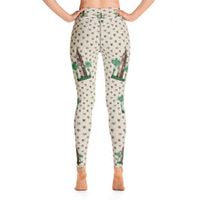 Load image into Gallery viewer, Yoga Leggings - Cathedral &amp; Palm Trees - Hearts