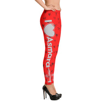 Load image into Gallery viewer, Leggings - I Love Asmara -  Hearts