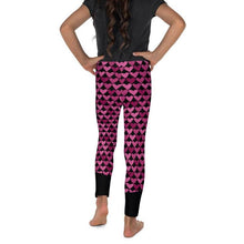 Load image into Gallery viewer, Kid&#39;s Leggings - iLoveAsmara Pink Hearts