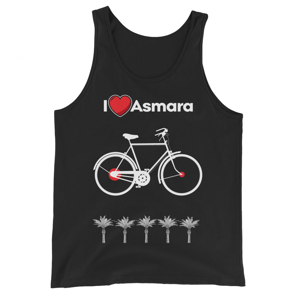 I Love Asmara - Bicycle Unisex Tank Top